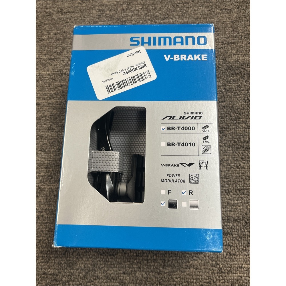 Shimano BR-T4000 Bicycle V-Brake Rear Rim for MTB Hybrid Trekking - Black - New